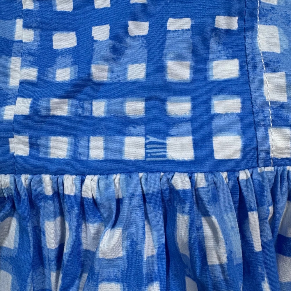 Lilly Pulitzer Dress Womens 8 Ardleigh Bennet Blue Feelin Beachy Gingham Dress - Picture 4 of 12